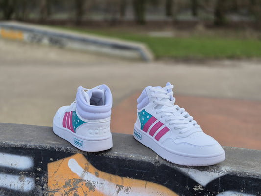 Adidas Hoops Custom Sneaker Stars and Stripes