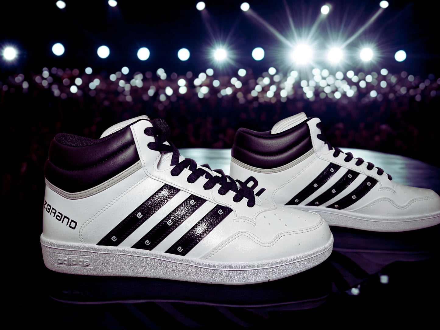 Adidas Hoops 4.0 MID black and white "Eizbrand"